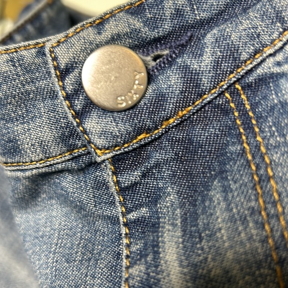 Vintage Miss Sixty Denim and Lace Skirt - Picture 8 of 12